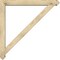 Ekena Millwork Traditional Arts and Crafts Rough Sawn Bracket w/ Offset Brace, Douglas Fir, 6"W x 48"D x 48"H BKT0604X48X48TRA03RDF - alternate 2